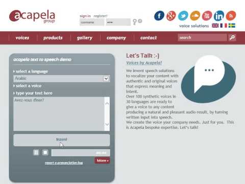acapela text to speech free download